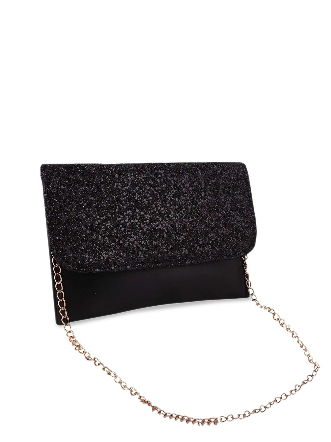 

DN Creation Black PU Structured Shoulder Bag
