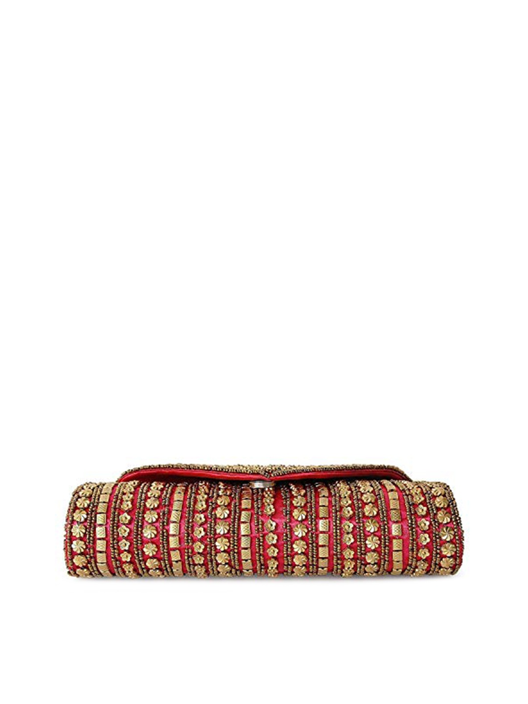 

DN Creation Pink Geometric Embellished Swagger Sling Bag