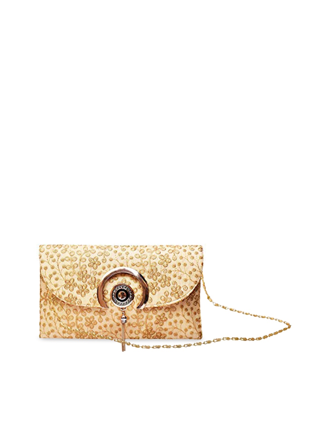 

DN Creation Cream-Coloured Geometric Shopper Sling Bag