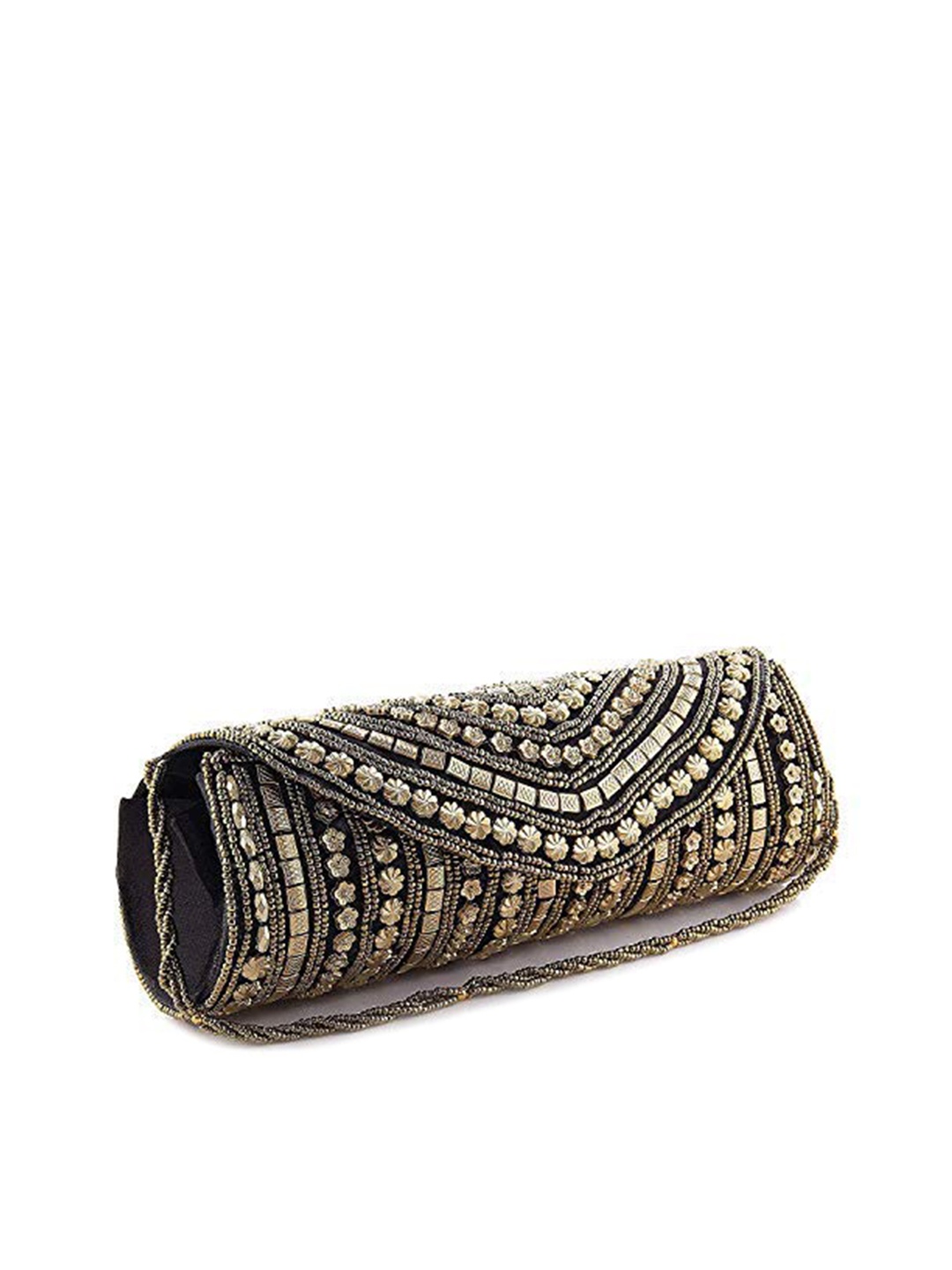 

DN Creation Black Embellished Swagger Sling Bag
