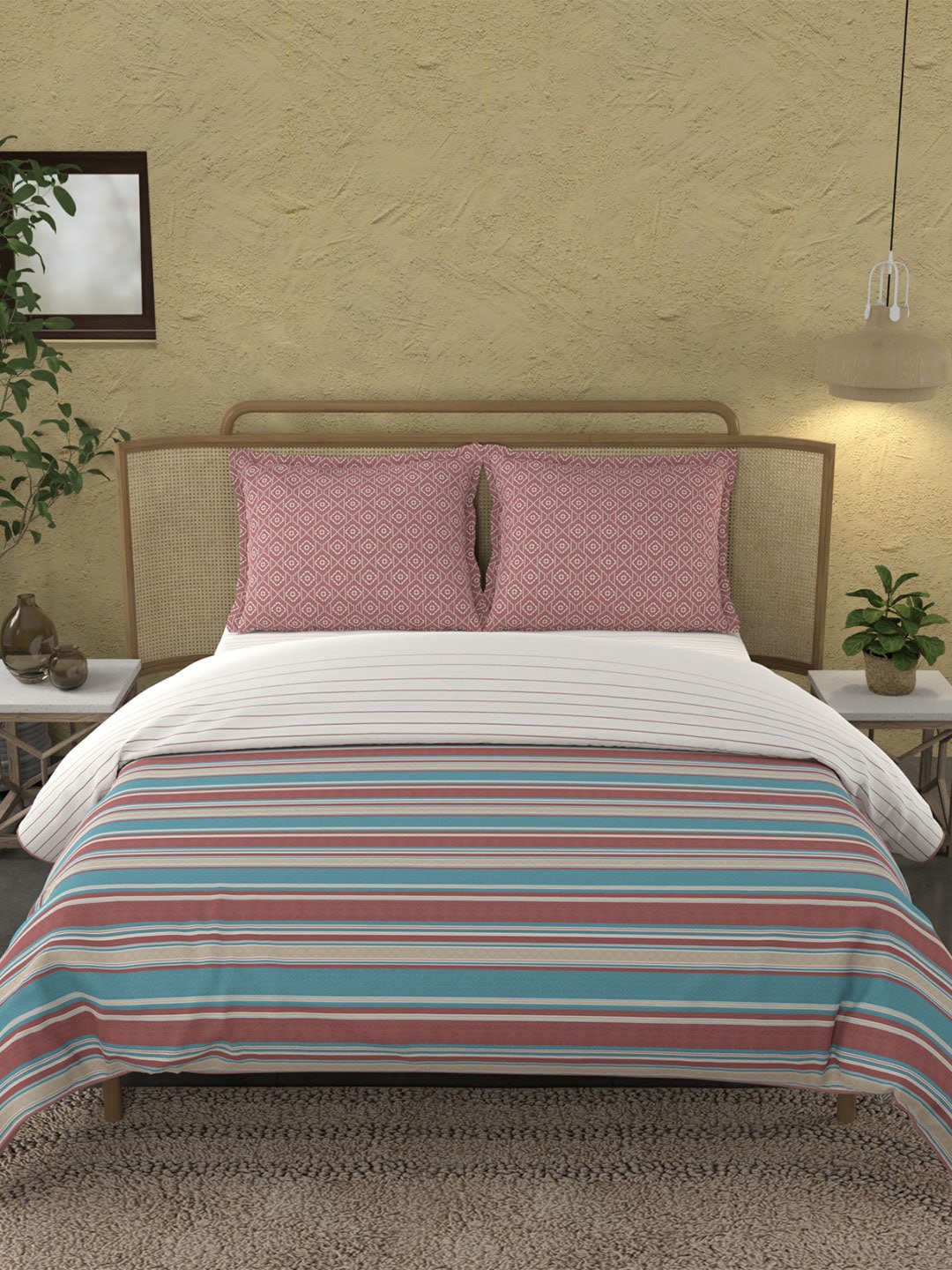 

MYTRIDENT Unisex Brown Bedsheets