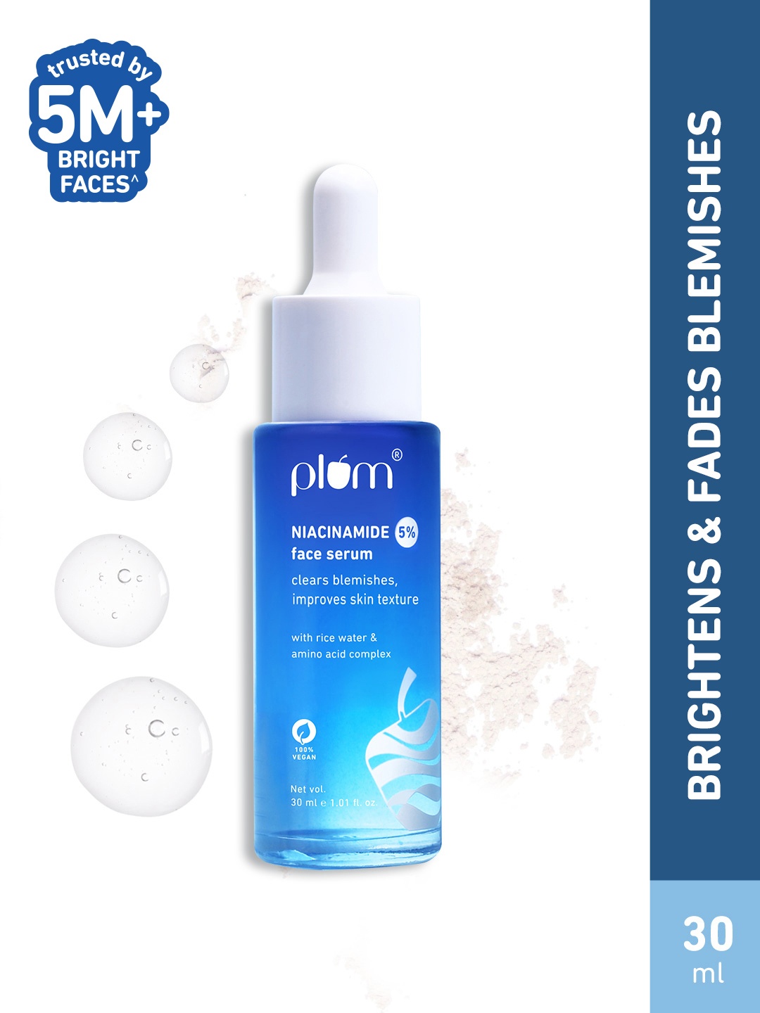 

Plum 5% Niacinamide Face Serum With Amino Acid To Fade Blemishes For Bright Skin - 30ml, Na