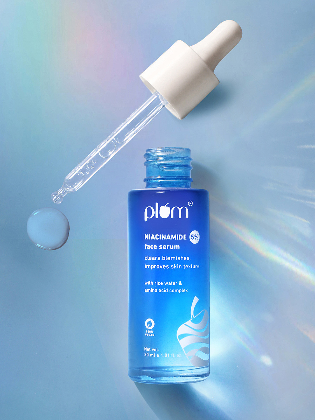 Plum 5% Niacinamide Face Serum With Amino Acid To Fade Blemishes For Bright Skin - 30ml