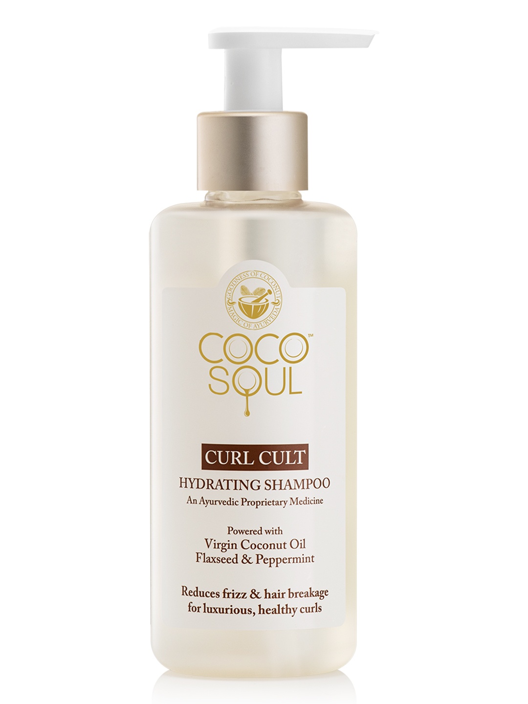 

Coco Soul Hydrating Shampoo with 100% Cold Pressed Virgin Coconut Oil 200ml, White