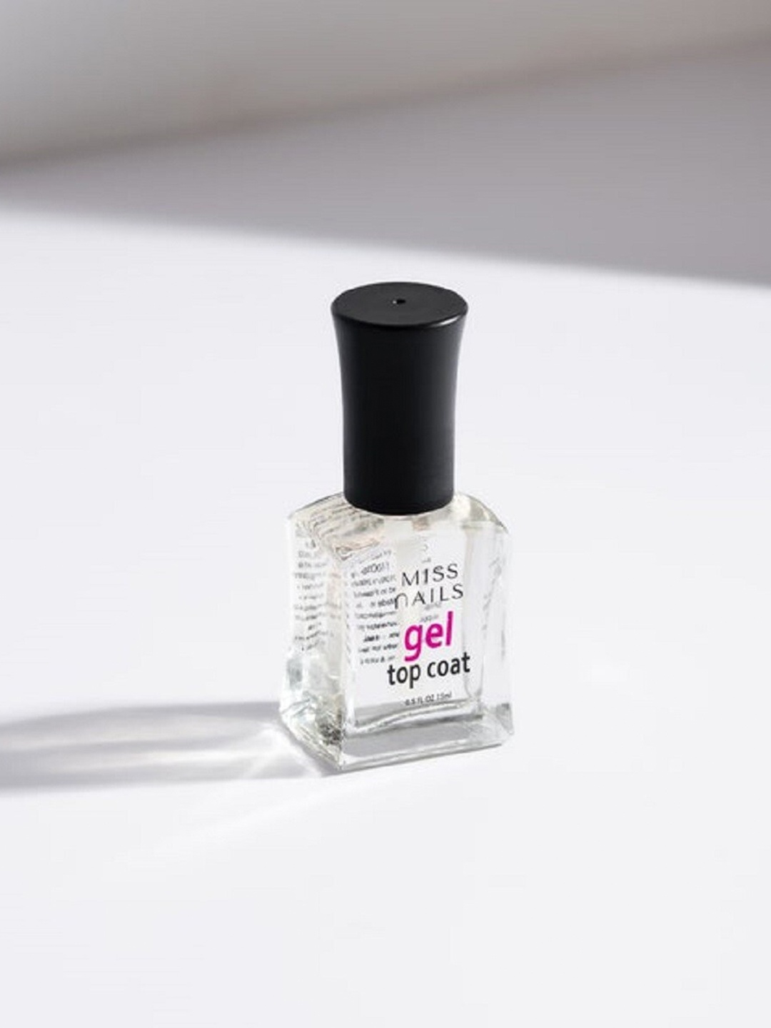 

MISS NAILS Toxic Free Gel Nail Polish 8 ml - Top Coat, White