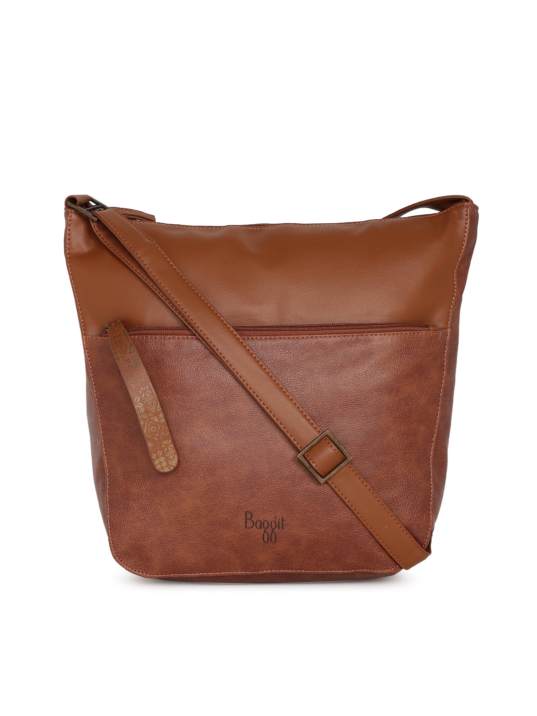 

Baggit Brown Solid Sling Bag