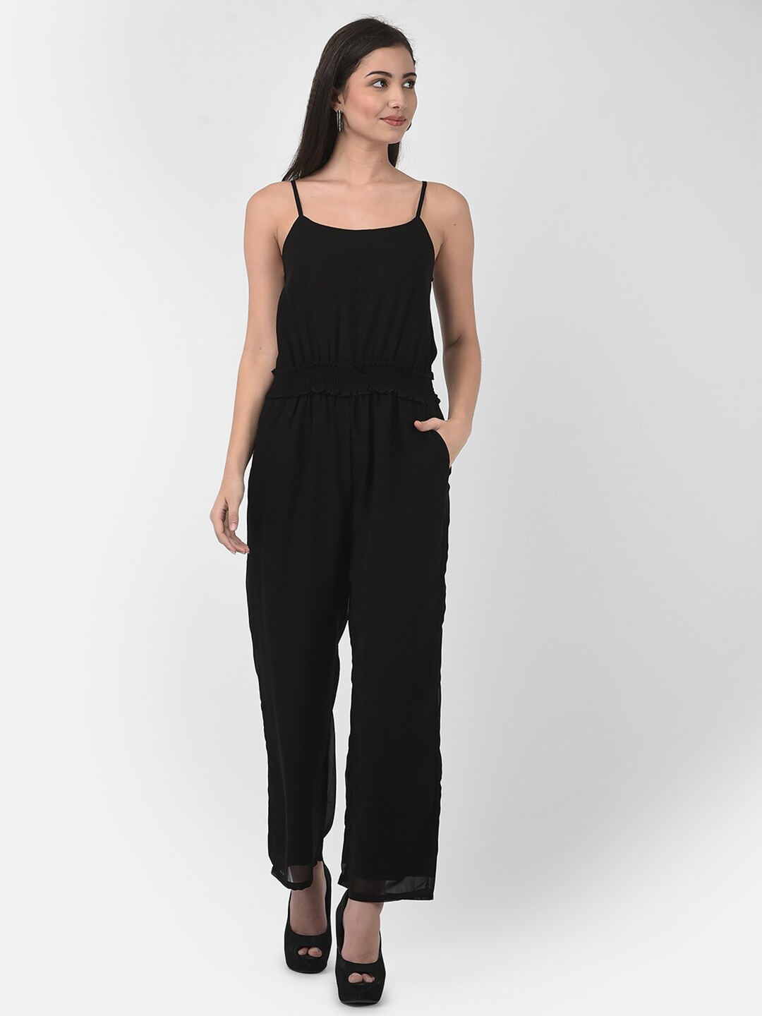 

Eavan Basic Jumpsuit, Black