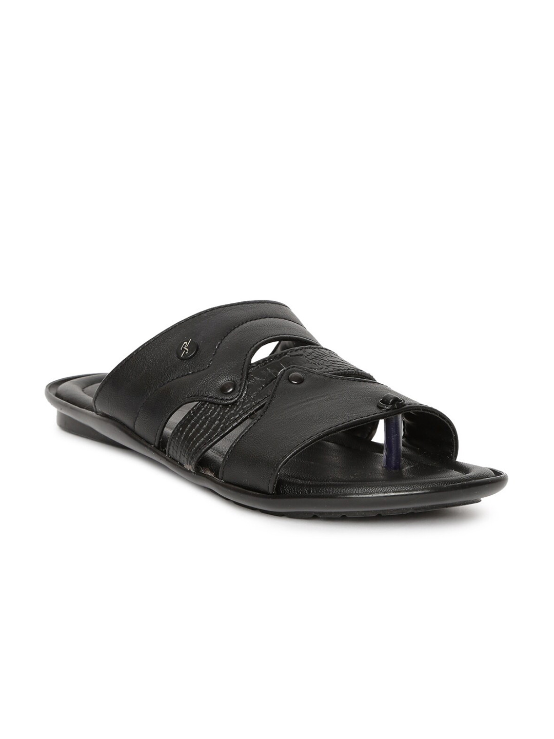 

Paragon Men Black Comfort Sandals