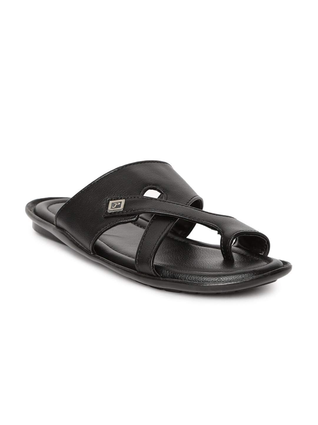 

Paragon Men Black Comfort Sandals