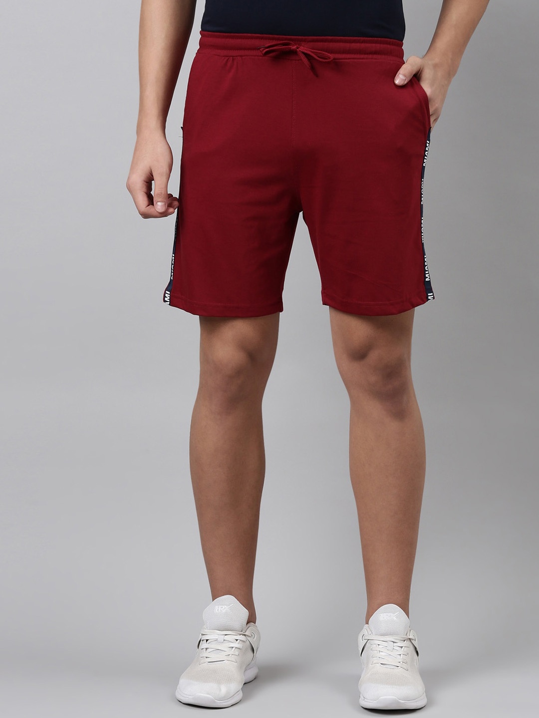 

DIXCY SCOTT Men Red Sports Shorts