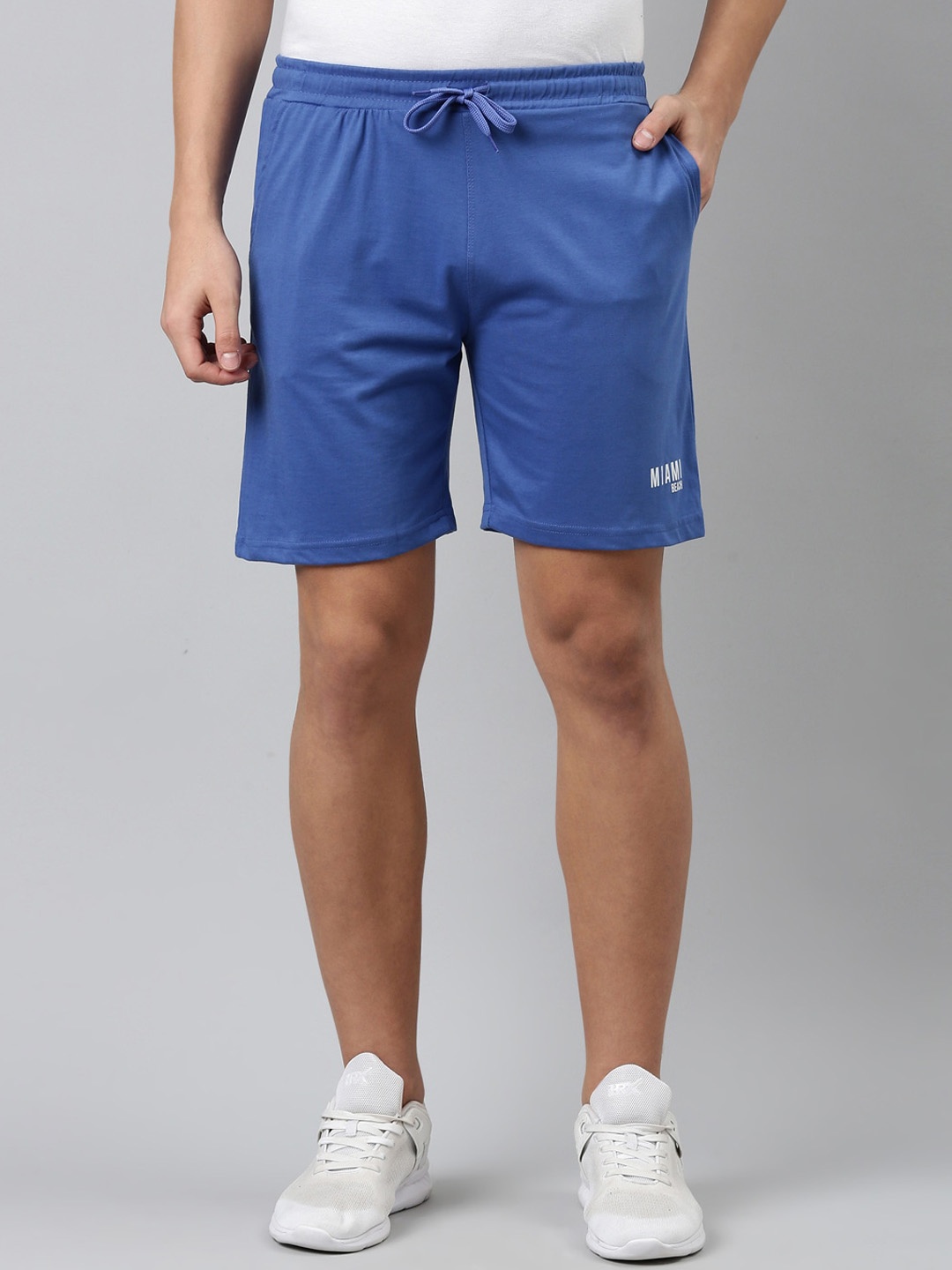 

DIXCY SCOTT Men Blue Sports Shorts