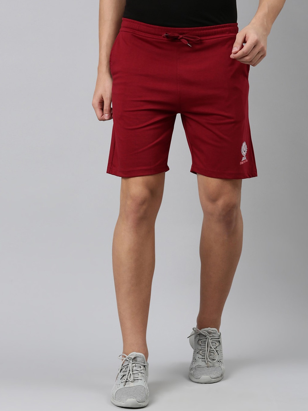 

DIXCY SCOTT Men Red Sports Shorts