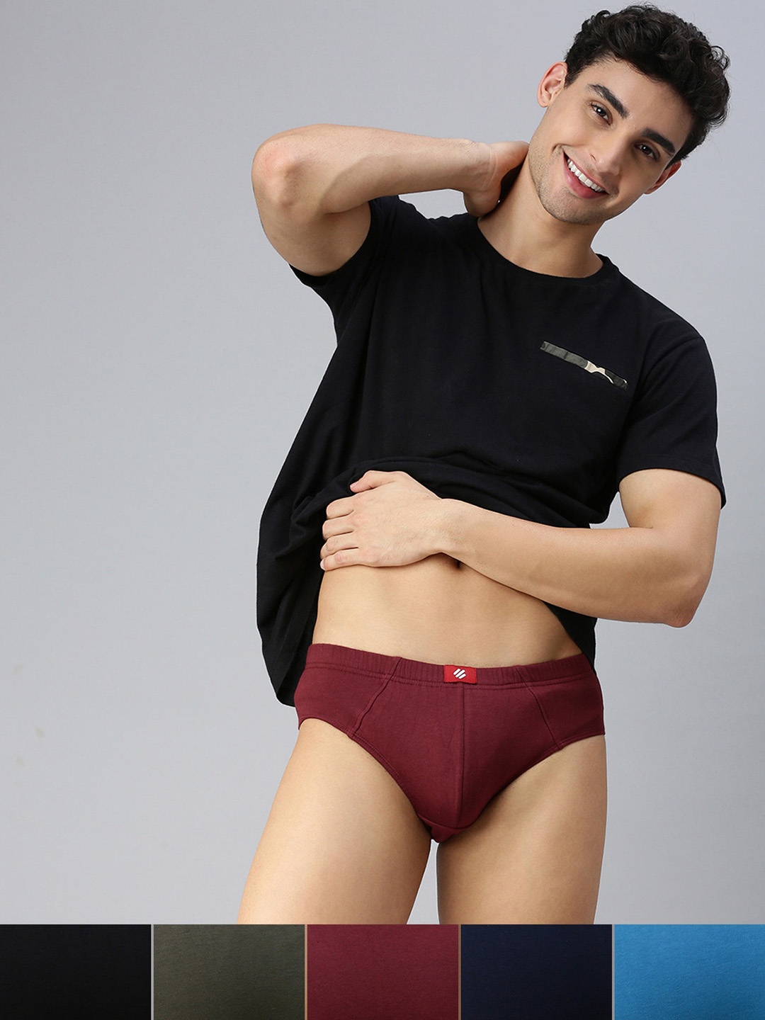 

ONN Men Pack Of 6 Assorted Basic Briefs