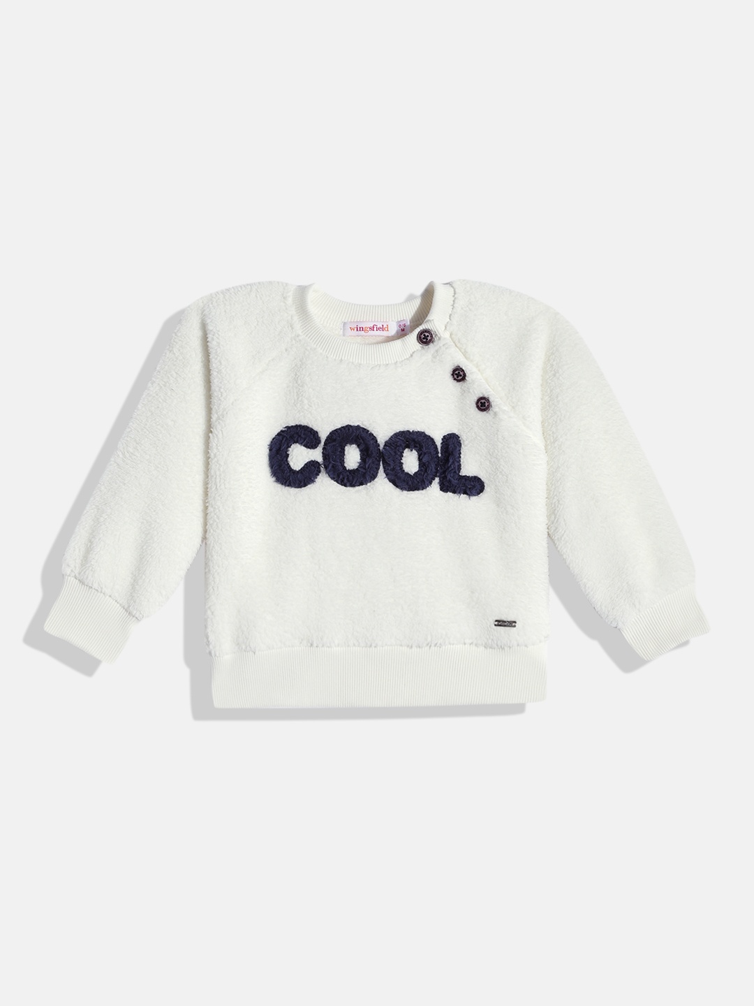 

Wingsfield Boys Off-White Printed Sweatshirt