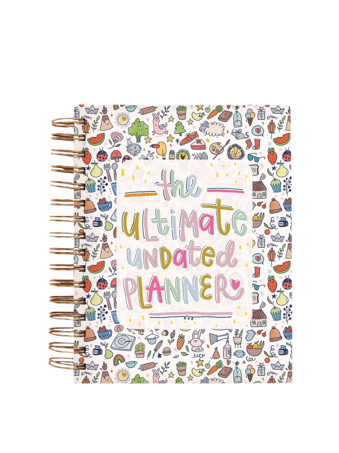 

Alicia Souza Pink & Blue Fun Doodles Ultimate Undated Planner