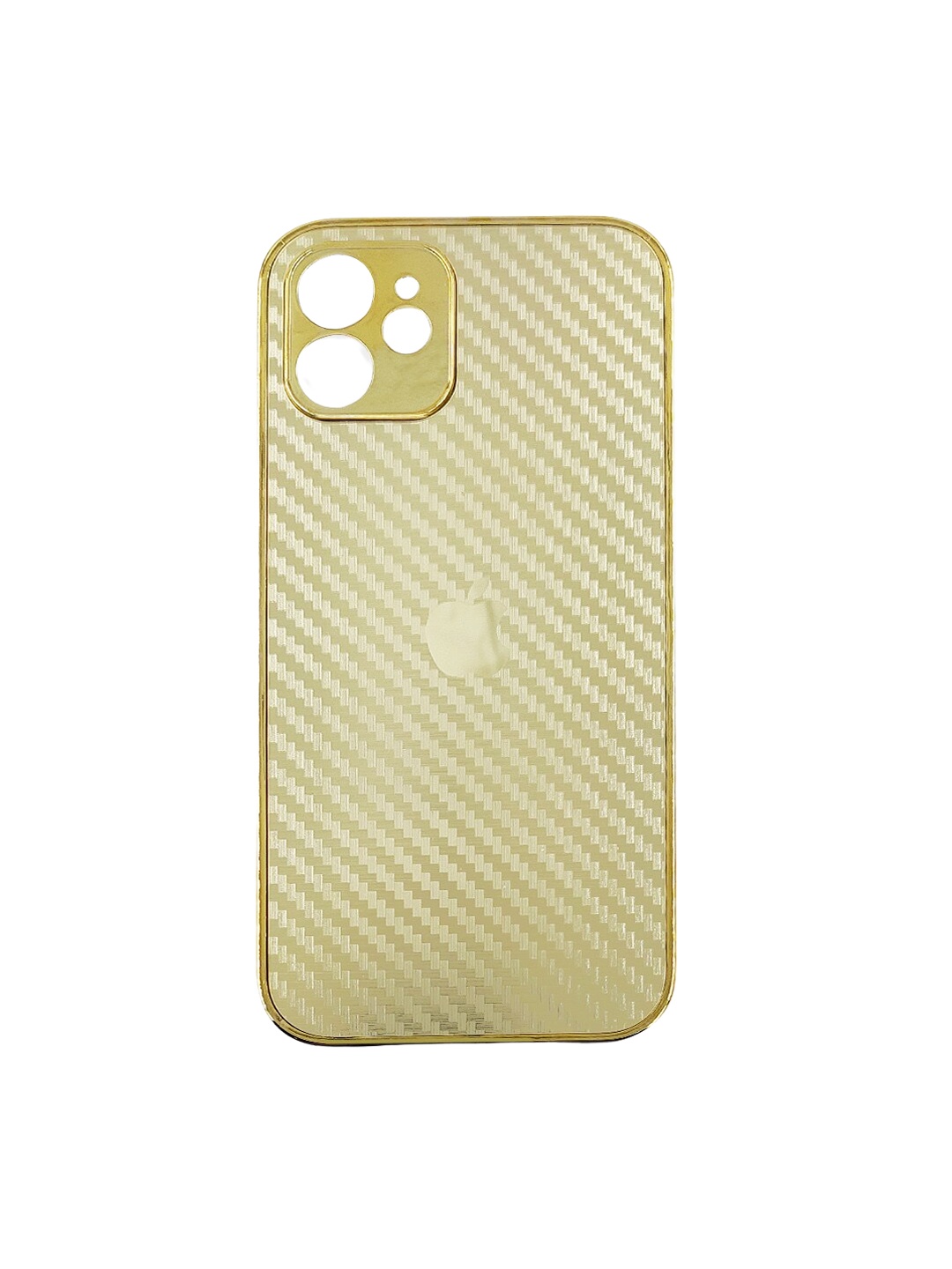 

TREEMODA Gold-Coloured Textured iPhone 13 Pro Max Back case