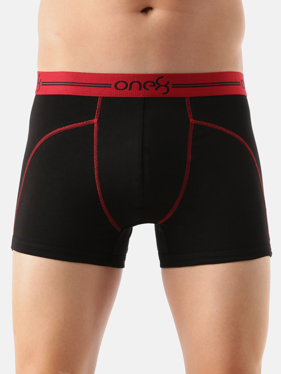 

one8 by Virat Kohli Men Black Solid Cotton Trunk 720-Black-S