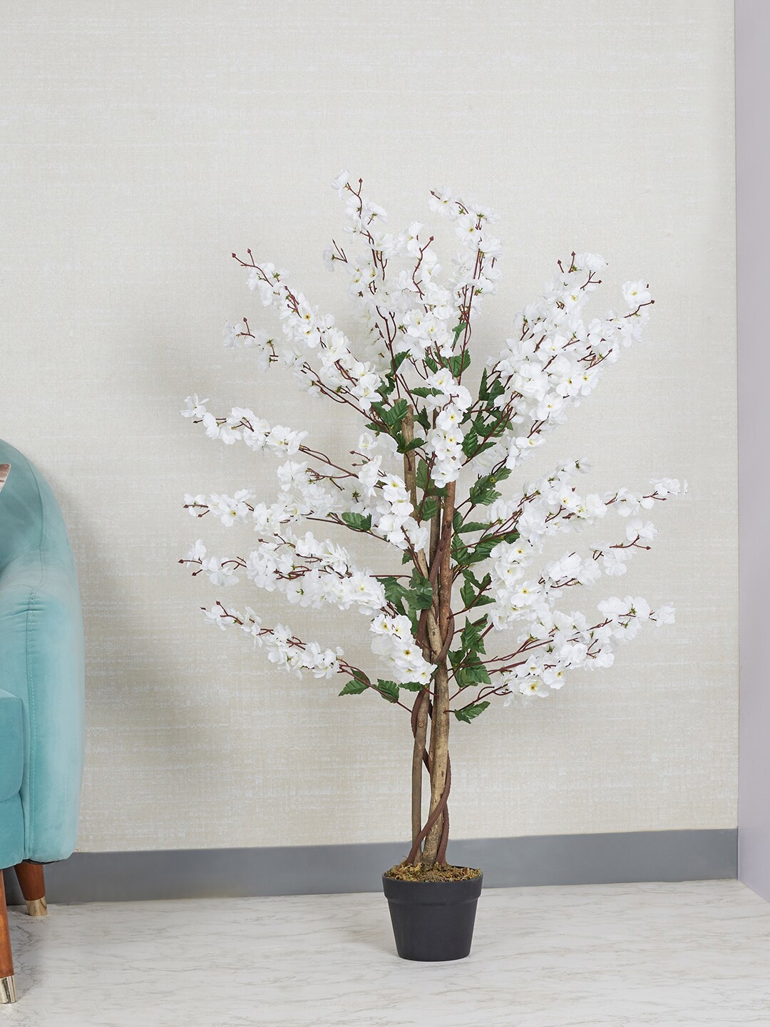 

HomeTown White Ilana Artificial Cherry Blossom Potted Tree