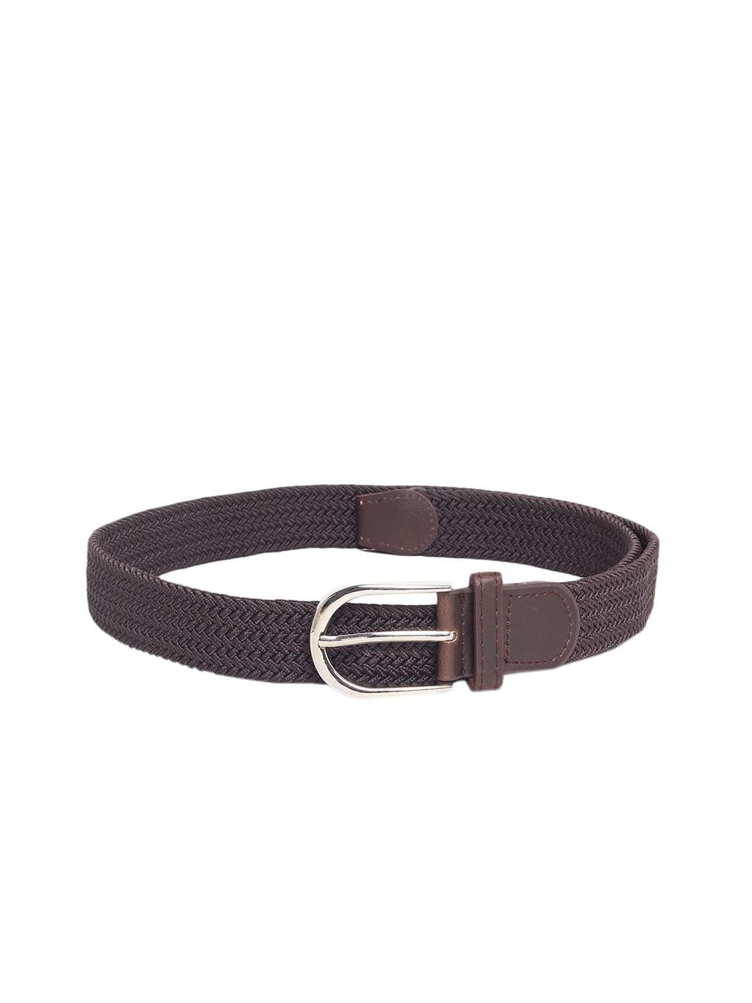 

WINSOME DEAL Men Braided Belt, Brown