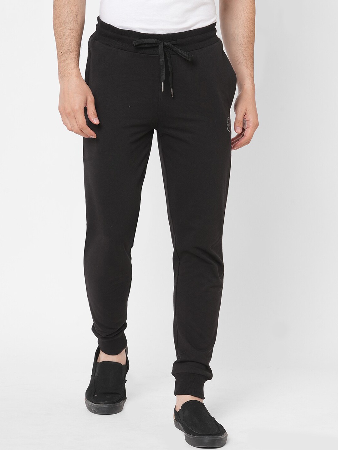 

Sweet Dreams Men Black Solid Jogger