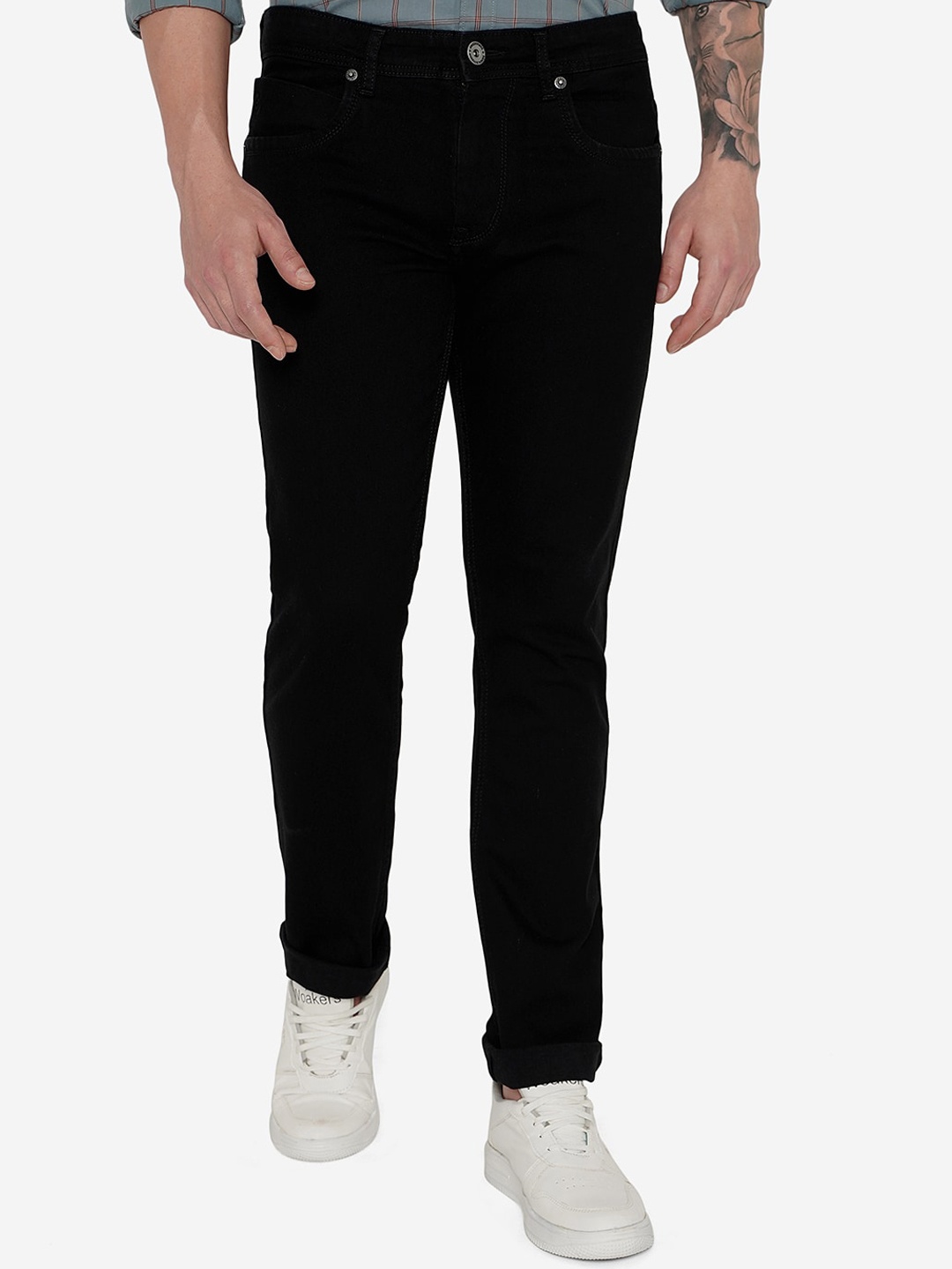 

Greenfibre Men Black Slim Fit Jeans