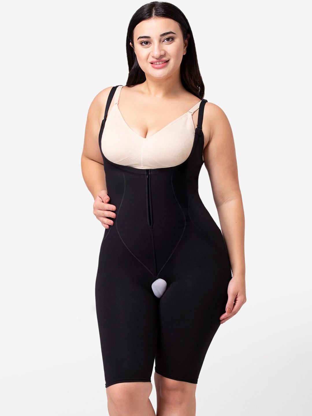 

Dermawear Women Black Solid Slimmer Shapewear