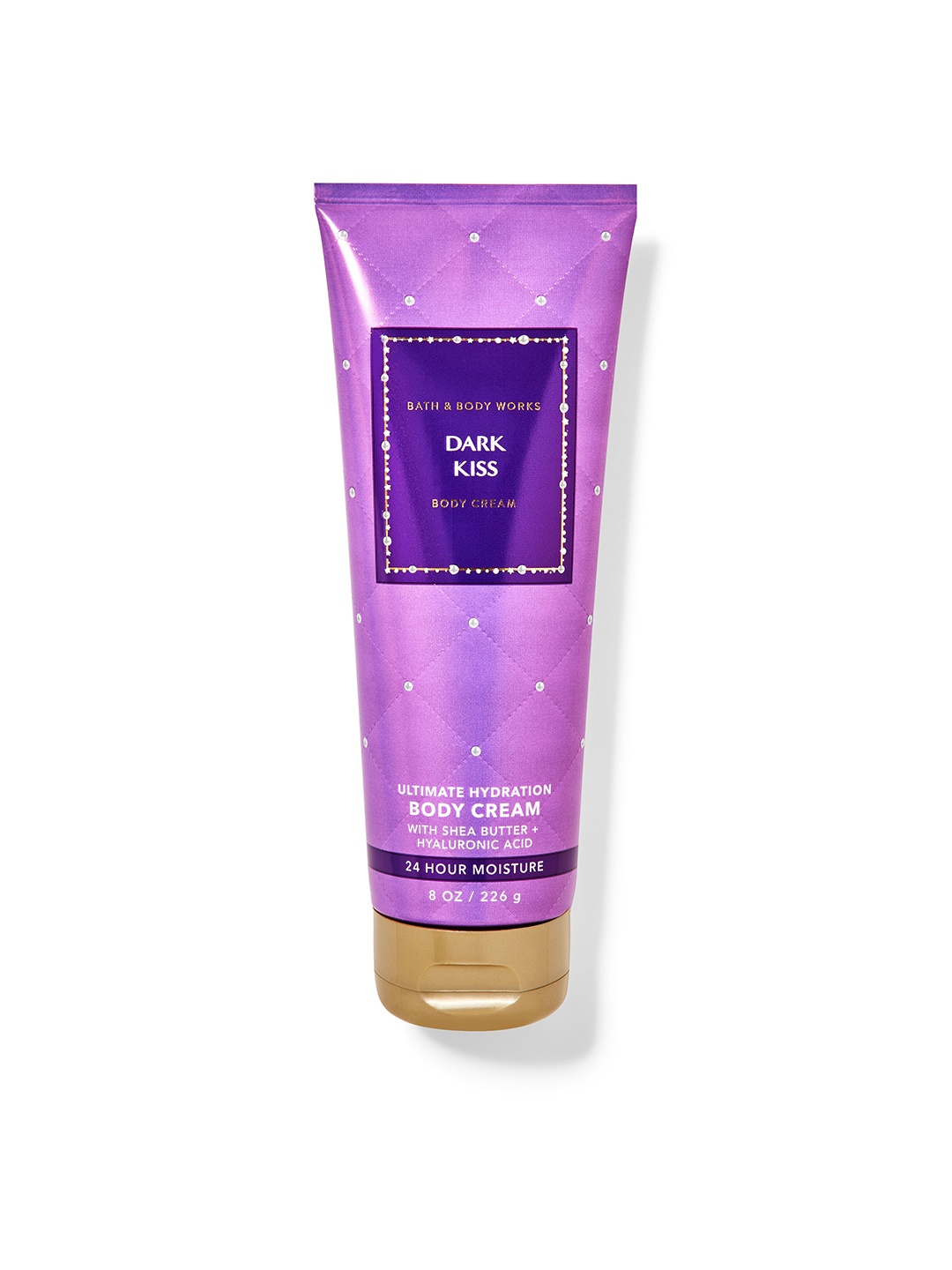 

Bath & Body Works Dark Kiss Ultimate Hydration Body Cream with Hyaluronic Acid - 226g, Black