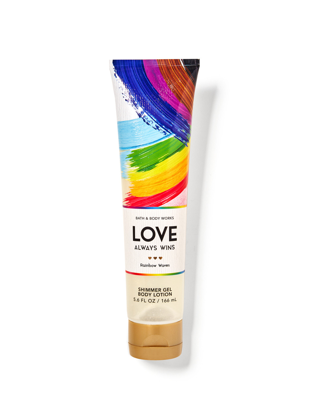 

Bath & Body Works Love Always Wins Rainbow Waves Shimmer Gel Body Lotion - 166ml, White