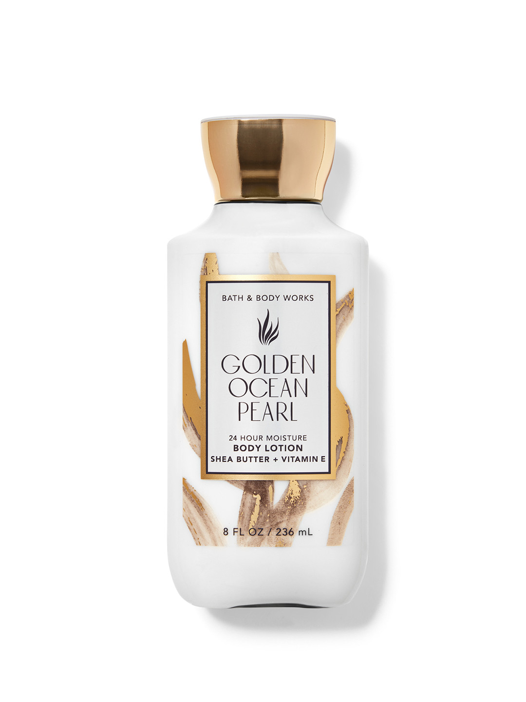 

Bath & Body Works Golden Ocean Pearl Super Smooth Body Lotion with Shea Butter - 236ml, White