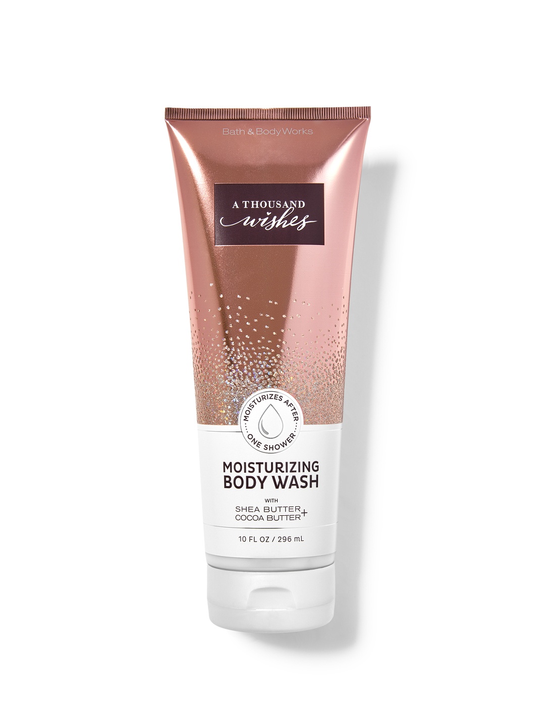 

Bath & Body Works A Thousand Wishes Moisturizing Body Wash with Shea & Cocoa Butter-296ml, Rose gold