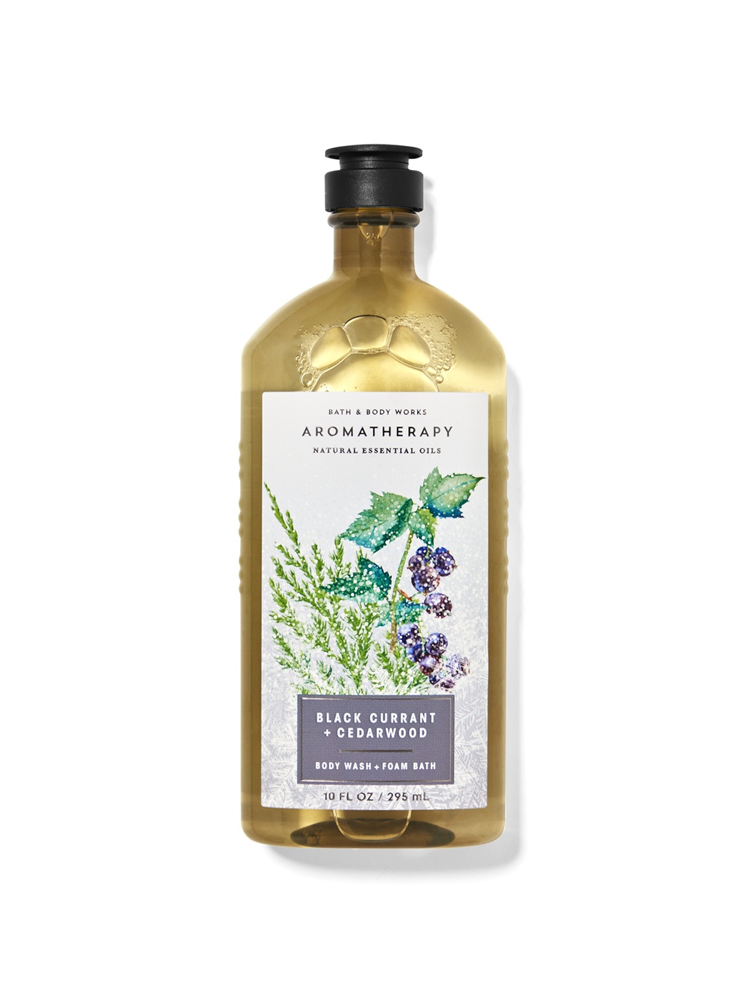 

Bath & Body Works Aromatherapy Black Currant Cedarwood Body Wash & Foam Bath-295 ml, Brown