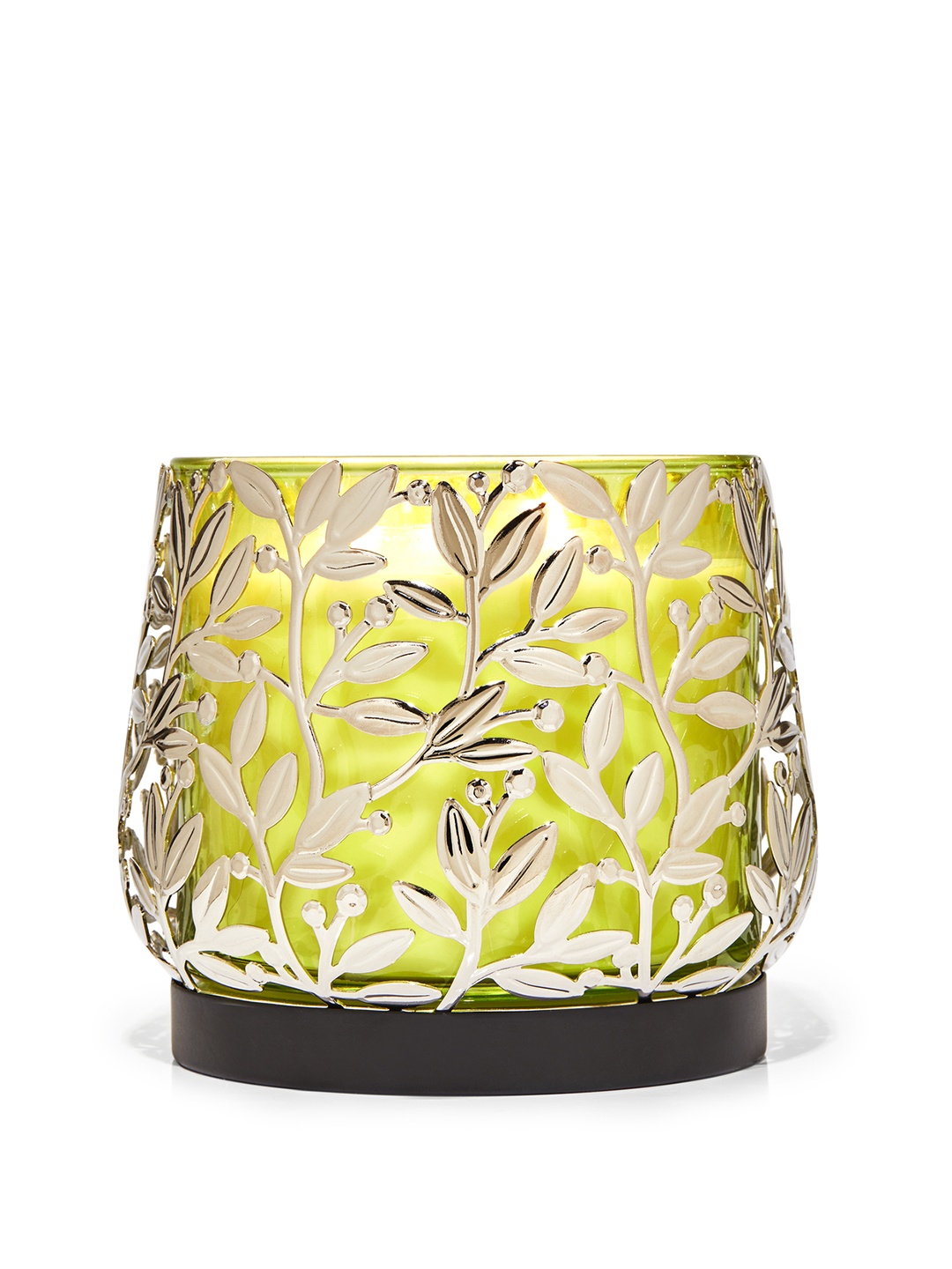 

Bath & Body Works Botanical Bling 3-Wick Candle Holder - Gold-Toned