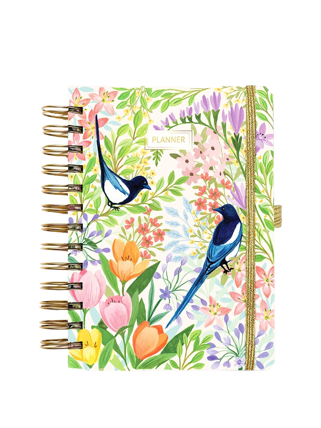 

happywagon White Printed Summer Birds Undated Planner