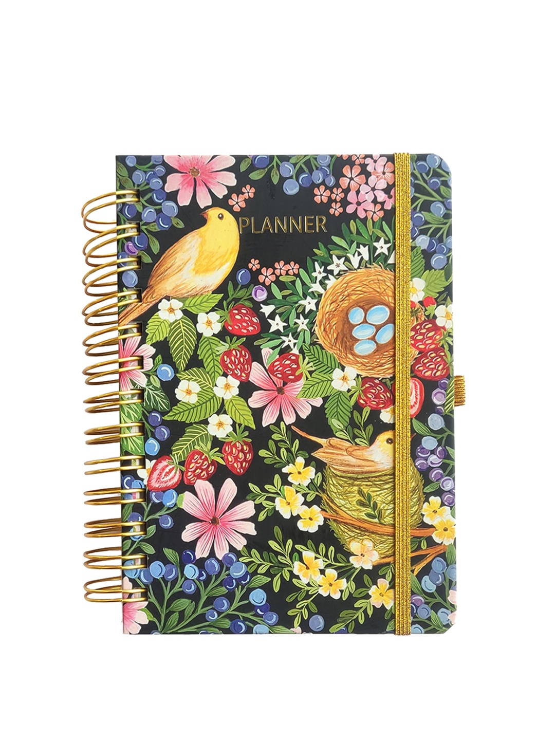 

happywagon Black Printed Botanical Stories Undated Planner