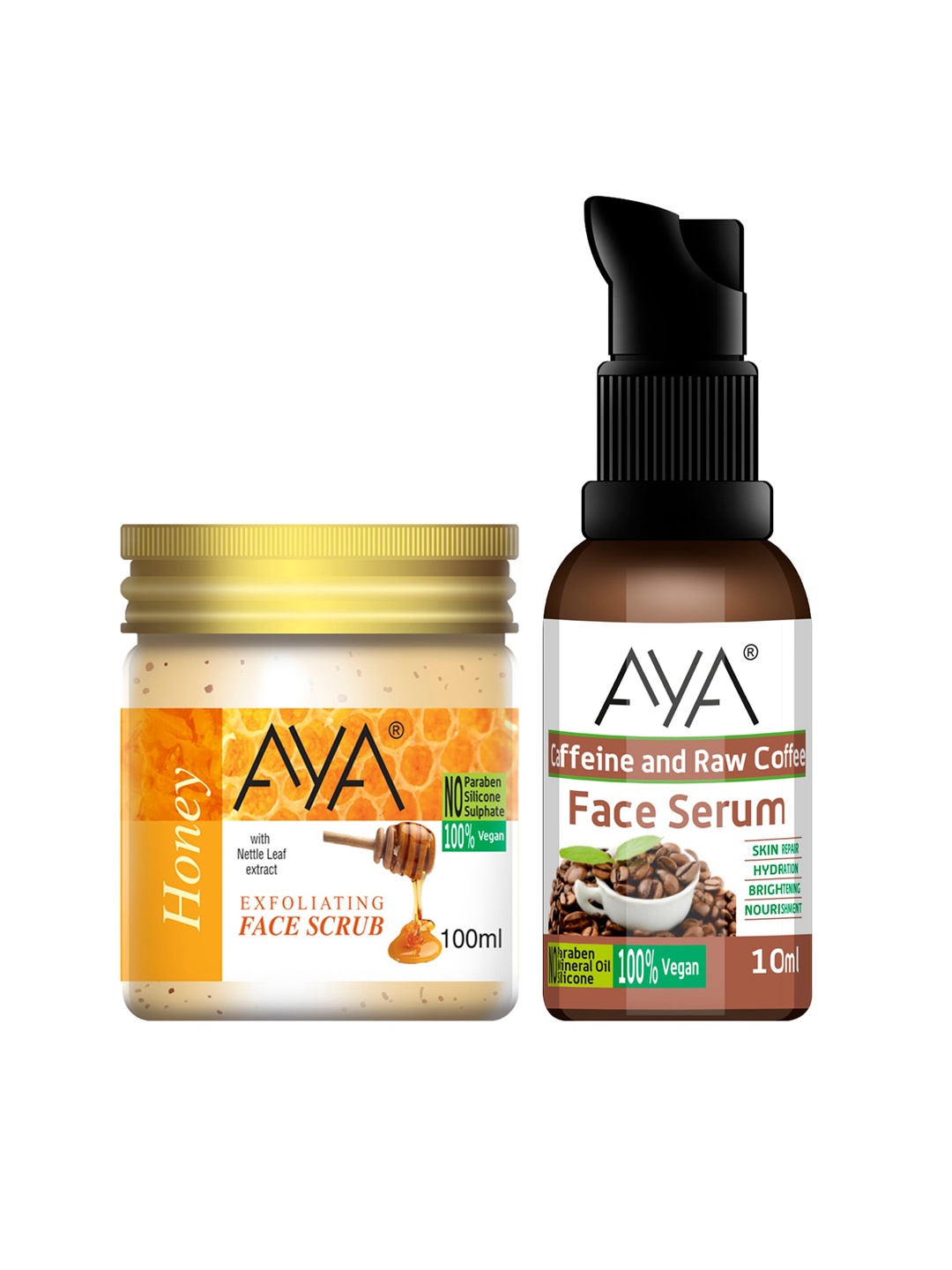 

AYA Set Of 2 Face Scrub & Face Serum, Multi