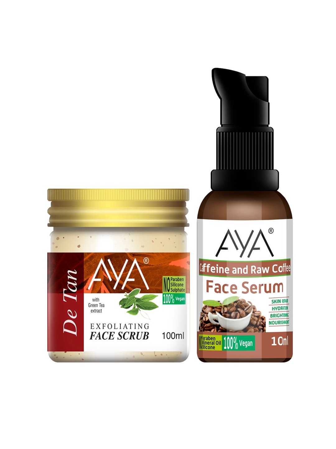 

AYA Set Of 2 Face Scrub & Face Serum 110ml, Multi