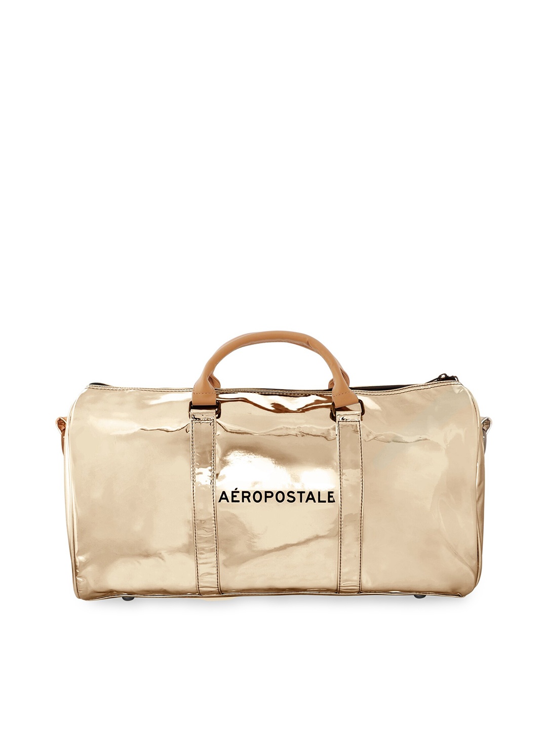 

Aeropostale Gold-Toned Solid Duffel Bag