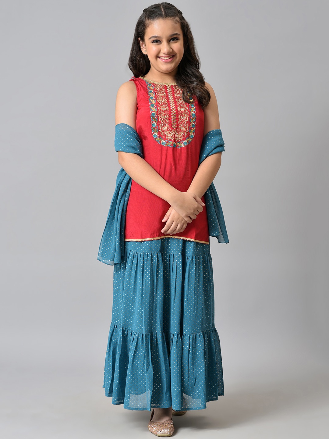 

AURELIA Girls Red Clothing Set