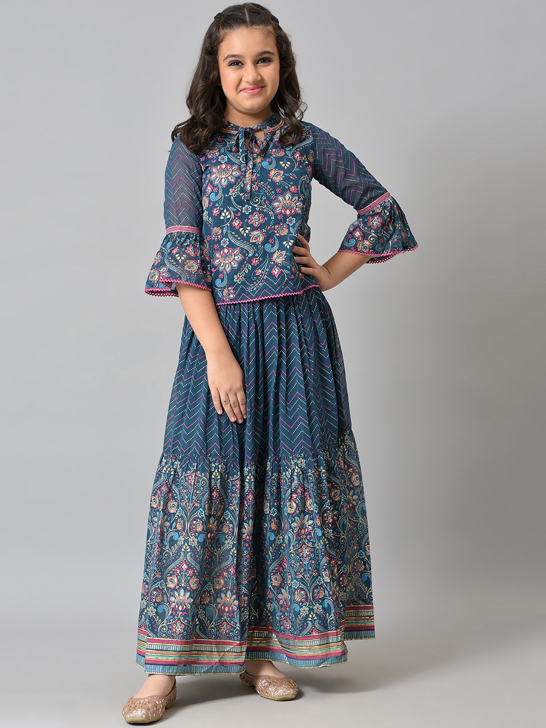 

AURELIA Girls Blue Clothing Set