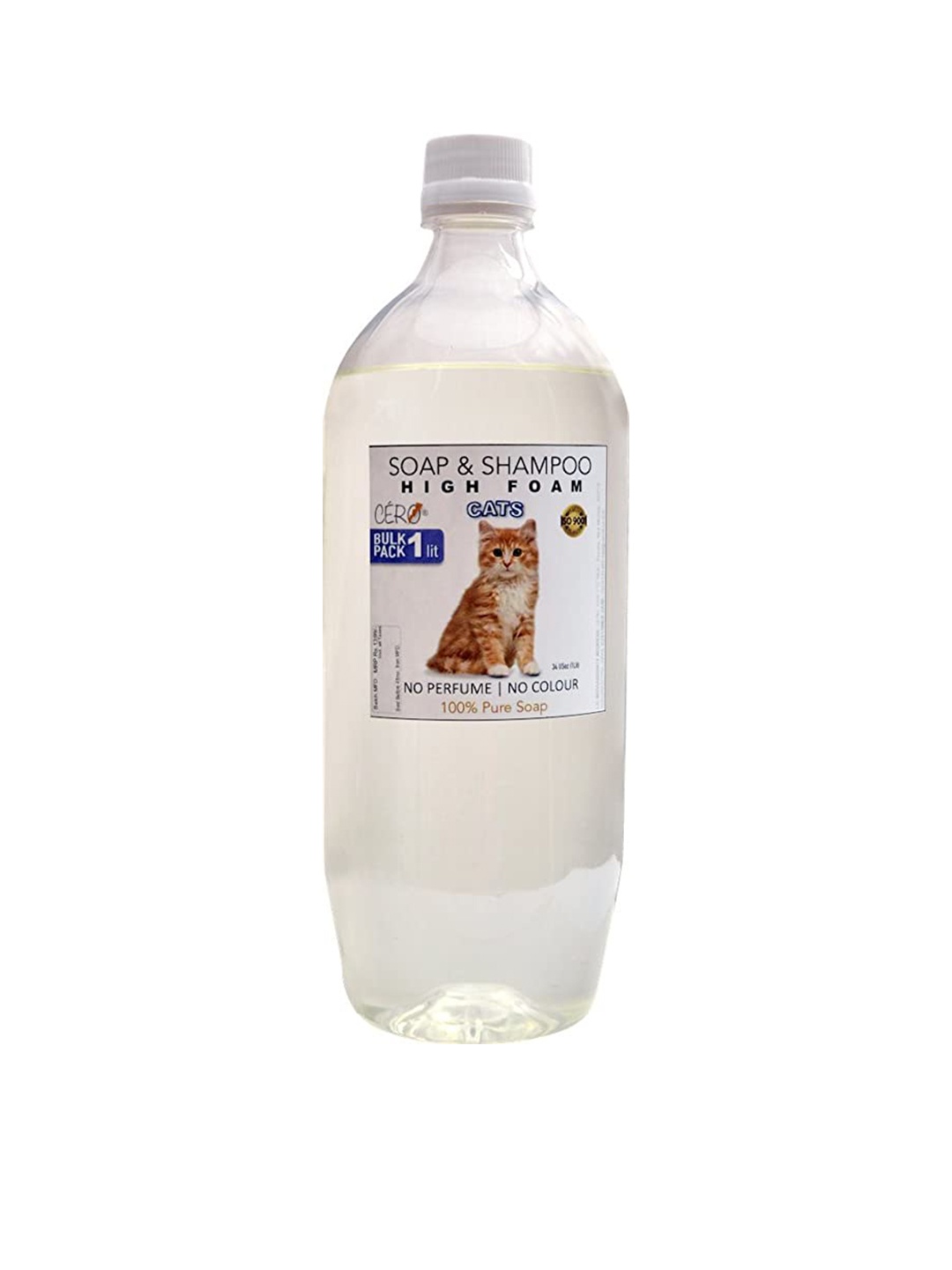 

CERO High Foam Soap and Shampoo For Cats, Transparent
