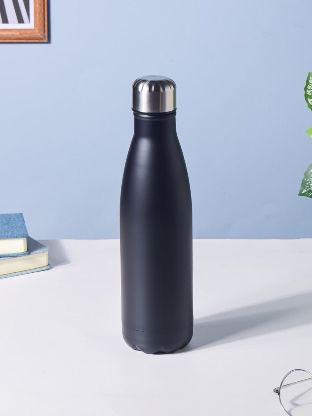 

Nestasia Black Matte 304 Stainless Steel Water Bottle 500 ml
