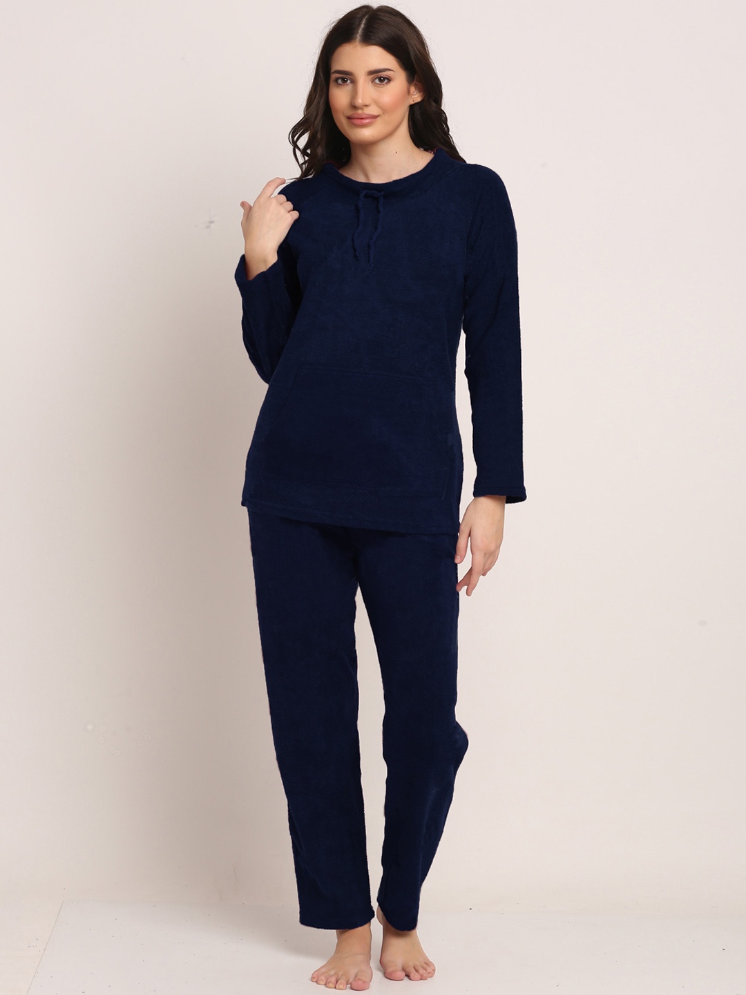 

Kanvin Women Navy Blue Night suit