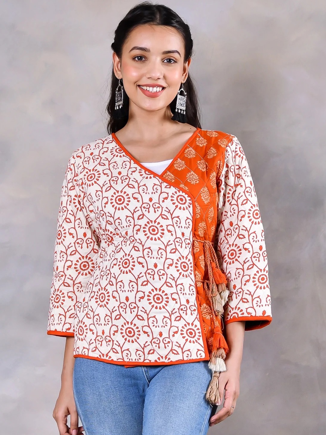

Rustorange Women Rust Tailored Jacket