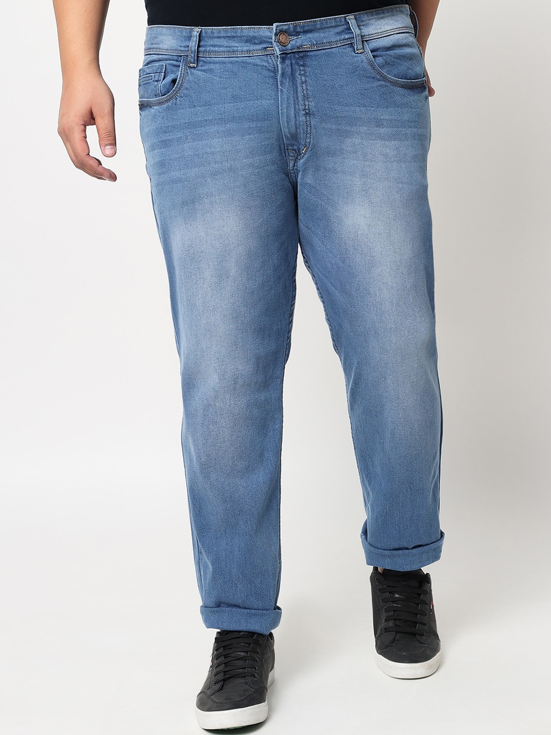 

FEVER Men Blue Slim Fit Heavy Fade Stretchable Jeans
