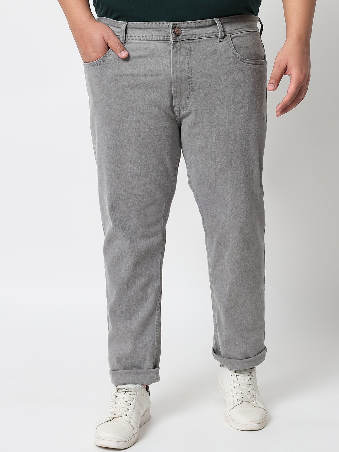 

FEVER Men Grey Slim Fit Stretchable Jeans