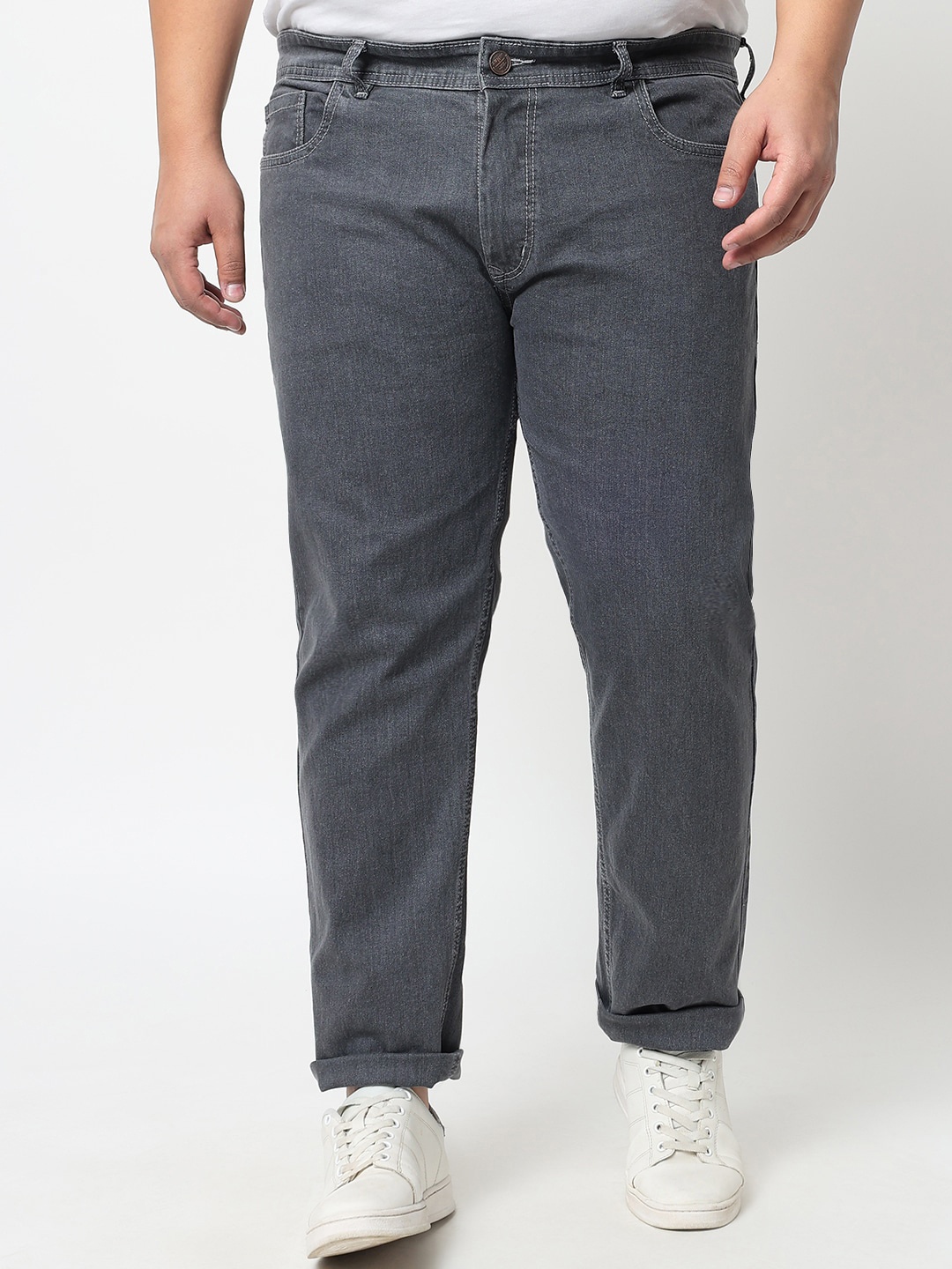 

FEVER Men Grey Slim Fit Stretchable Jeans