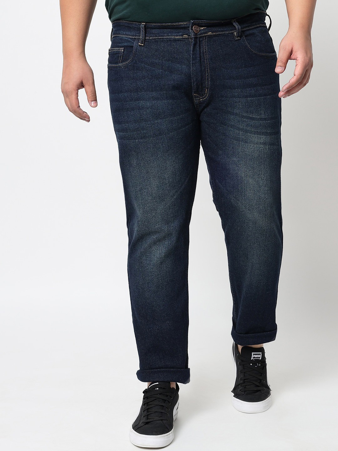 

FEVER Men Blue Slim Fit Light Fade Stretchable Jeans