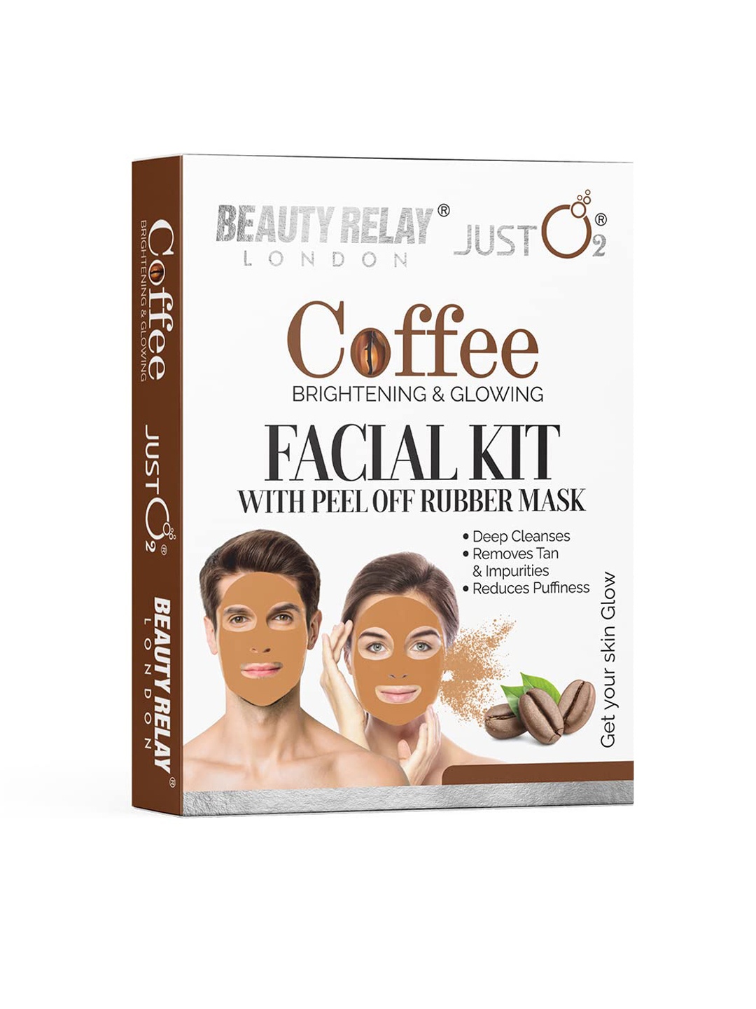 

BeautyRelay London Brown Coffee Facial Kit