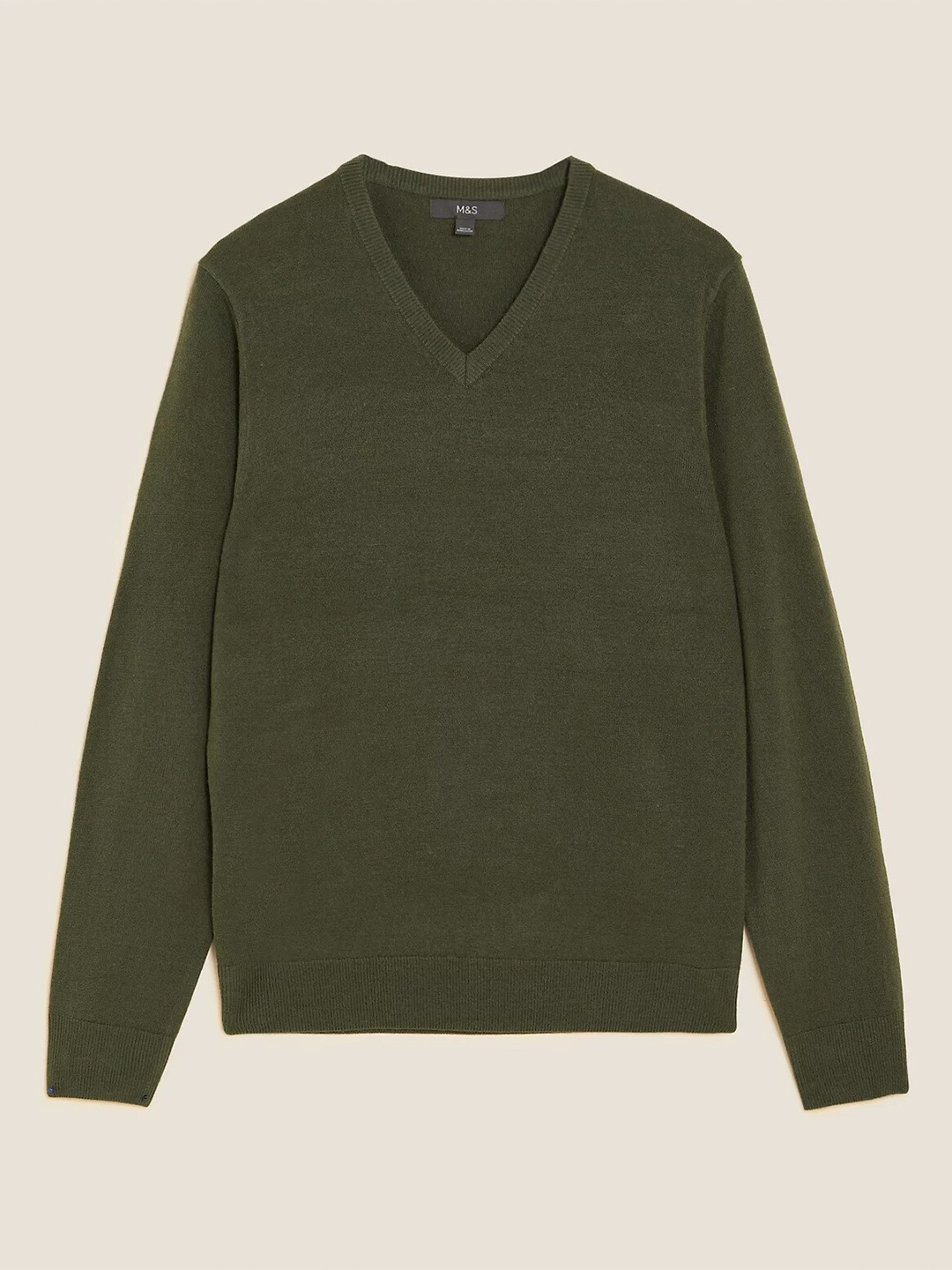 

Marks & Spencer Men Green Pullover