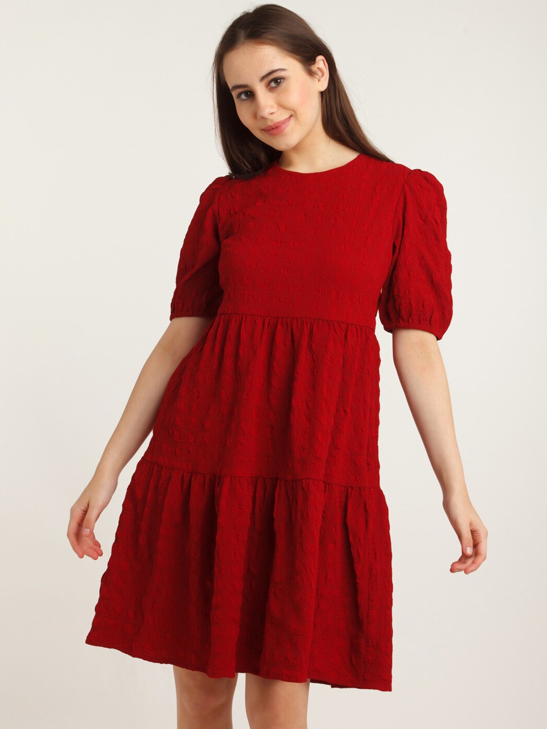

Zink London Maroon Dress
